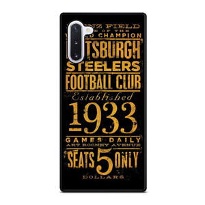 PITTSBURGH STEELERS 1933 FANS Samsung Galaxy Note 10 Case Cover