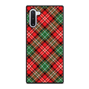 PLAID CHRISTMAS Samsung Galaxy Note 10 Case Cover PLAID CHRISTMAS Samsung Galaxy Note 10 Case Cover