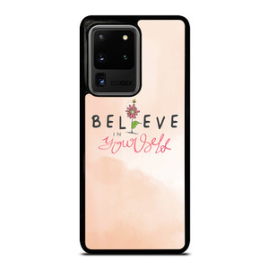 BELIEVE IN YOURSELF PINK Samsung Galaxy S20 Ultra Case Cover BELIEVE IN YOURSELF PINK Samsung Galaxy S20 Ultra Case Cover