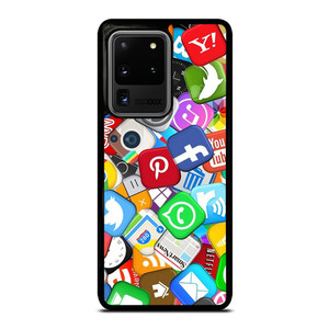 SOCIAL MEDIA LOGO Samsung Galaxy S20 Ultra Case Cover SOCIAL MEDIA LOGO Samsung Galaxy S20 Ultra Case Cover