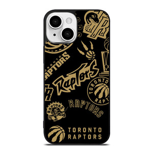 TORONTO RAPTORS LOGO COLLAGE iPhone 13 Mini Case Cover