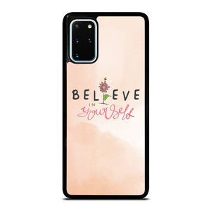 BELIEVE IN YOURSELF PINK Samsung Galaxy S20 Plus Case Cover BELIEVE IN YOURSELF PINK Samsung Galaxy S20 Plus Case Cover