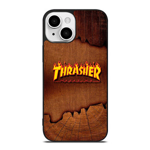 THRASER MAGAZINE WOODEN iPhone 13 Mini Case Cover THRASER MAGAZINE WOODEN iPhone 13 Mini Case Cover