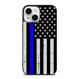 THIN BLUE LINE AMERICAN iPhone 13 Mini Case Cover THIN BLUE LINE AMERICAN iPhone 13 Mini Case Cover