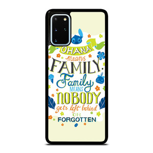 OHANA MEANS FAMILY Samsung Galaxy S20 Plus Case Cover OHANA MEANS FAMILY Samsung Galaxy S20 Plus Case Cover