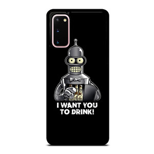 FUTURAMA BENDER I WANT YOU TO DRINK Samsung Galaxy S20 Case Cover FUTURAMA BENDER I WANT YOU TO DRINK Samsung Galaxy S20 Case Cover