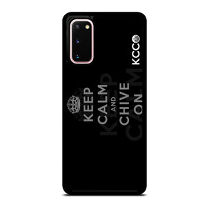 KEEP CALM AND CHIVE ON 7 Samsung Galaxy S20 Case Cover KEEP CALM AND CHIVE ON 7 Samsung Galaxy S20 Case Cover