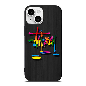 STUSSY PAINT LOGO iPhone 13 Mini Case Cover STUSSY PAINT LOGO iPhone 13 Mini Case Cover