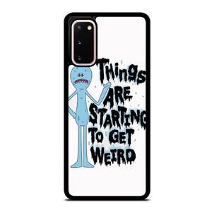 RICK AND MORTY GET WEIRD Samsung Galaxy S20 Case Cover RICK AND MORTY GET WEIRD Samsung Galaxy S20 Case Cover