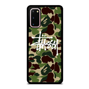 STUSSY BAPE CAMO Samsung Galaxy S20 Case Cover STUSSY BAPE CAMO Samsung Galaxy S20 Case Cover