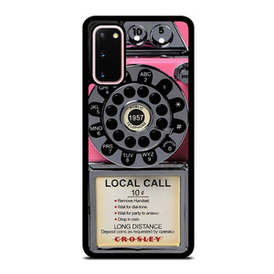VINTAGE RETRO PAYPHONE PINK Samsung Galaxy S20 Case Cover VINTAGE RETRO PAYPHONE PINK Samsung Galaxy S20 Case Cover