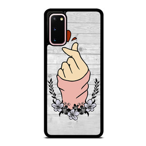 WOODEN CUTE HEART FINGER Samsung Galaxy S20 Case Cover WOODEN CUTE HEART FINGER Samsung Galaxy S20 Case Cover