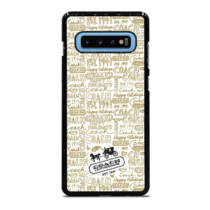 COACH ART LOGO Samsung Galaxy S10 Plus Case Cover COACH ART LOGO Samsung Galaxy S10 Plus Case Cover