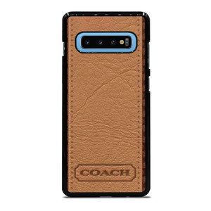 COACH BROWN LOGO Samsung Galaxy S10 Plus Case Cover COACH BROWN LOGO Samsung Galaxy S10 Plus Case Cover