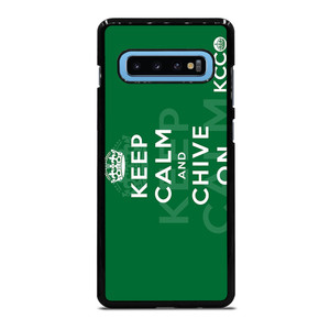 KEEP CALM AND CHIVE ON 2 Samsung Galaxy S10 Plus Case Cover KEEP CALM AND CHIVE ON 2 Samsung Galaxy S10 Plus Case Cover