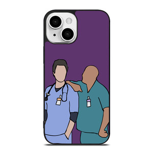 SCRUBS TURK AND JD iPhone 13 Mini Case Cover SCRUBS TURK AND JD iPhone 13 Mini Case Cover