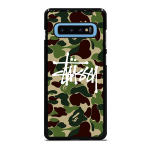 STUSSY BAPE CAMO Samsung Galaxy S10 Plus Case Cover