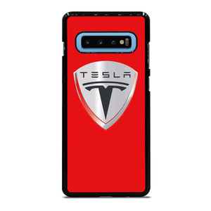 TESLA RED LOGO Samsung Galaxy S10 Plus Case Cover