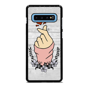 WOODEN CUTE HEART FINGER Samsung Galaxy S10 Plus Case Cover WOODEN CUTE HEART FINGER Samsung Galaxy S10 Plus Case Cover