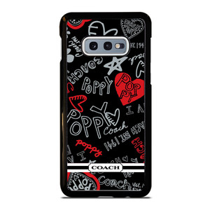 COACH POPPY BLACK Samsung Galaxy S10e Case Cover