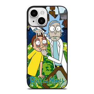RICK AND MORTY UFO CAR iPhone 13 Mini Case Cover