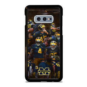 MICHIGAN WOLVERINES SQUAD Samsung Galaxy S10e Case Cover MICHIGAN WOLVERINES SQUAD Samsung Galaxy S10e Case Cover