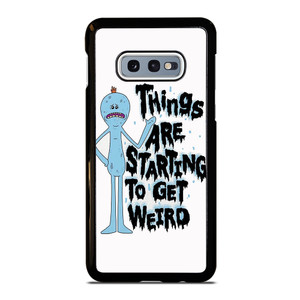 RICK AND MORTY GET WEIRD Samsung Galaxy S10e Case Cover RICK AND MORTY GET WEIRD Samsung Galaxy S10e Case Cover