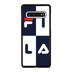 FILA SQUARE LOGO Samsung Galaxy S10 Case Cover FILA SQUARE LOGO Samsung Galaxy S10 Case Cover