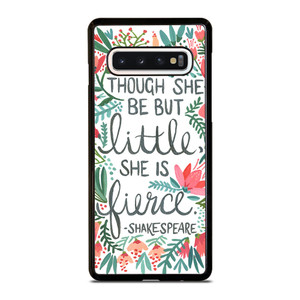 FLORAL SHAKESPEARE QUOTE Samsung Galaxy S10 Case Cover