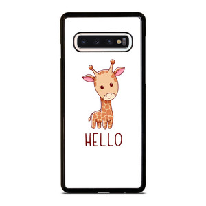 GIRAFFE HELLO Samsung Galaxy S10 Case Cover GIRAFFE HELLO Samsung Galaxy S10 Case Cover