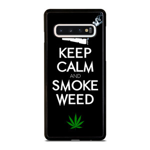 KEEP CALM AND SMOKE WEED 1 Samsung Galaxy S10 Case Cover