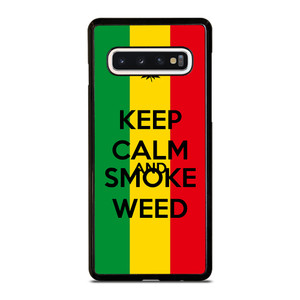 KEEP CALM AND SMOKE WEED 2 Samsung Galaxy S10 Case Cover