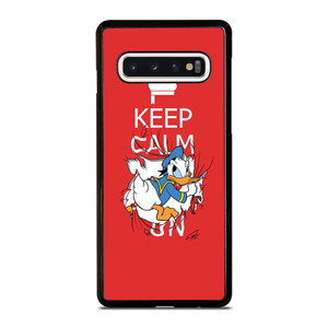 KEEP CALM DONALD DUCK Samsung Galaxy S10 Case Cover