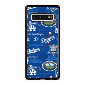 LOS ANGELES DODGERS LOGO COLLAGE Samsung Galaxy S10 Case Cover