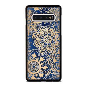 MANDALA BLUE PATTERN Samsung Galaxy S10 Case Cover MANDALA BLUE PATTERN Samsung Galaxy S10 Case Cover