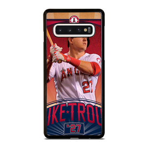 MIKE TROUT LOS ANGELES ANGELS 27 Samsung Galaxy S10 Case Cover