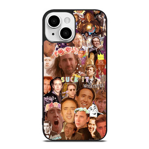 NICOLAS CAGE COLLAGE 2 iPhone 13 Mini Case Cover NICOLAS CAGE COLLAGE 2 iPhone 13 Mini Case Cover