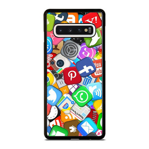 SOCIAL MEDIA LOGO Samsung Galaxy S10 Case Cover