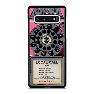 VINTAGE RETRO PAYPHONE PINK Samsung Galaxy S10 Case Cover VINTAGE RETRO PAYPHONE PINK Samsung Galaxy S10 Case Cover