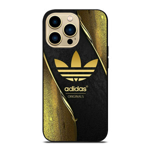 ADIDAS GOLD iPhone 14 Pro Max Case Cover