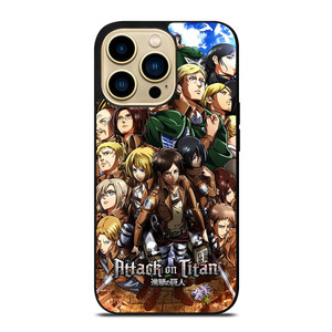 ATTACK ON TITAN CHARACTER iPhone 14 Pro Max Case Cover ATTACK ON TITAN CHARACTER iPhone 14 Pro Max Case Cover