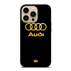 AUDI GOLD LOGO iPhone 14 Pro Max Case Cover AUDI GOLD LOGO iPhone 14 Pro Max Case Cover