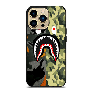 BAPE CAMO SHARK iPhone 14 Pro Max Case Cover