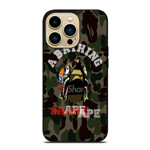 BAPE SHARK CAMO iPhone 14 Pro Max Case Cover