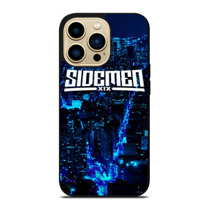 BLUE & WHITE SIDEMEN iPhone 14 Pro Max Case Cover BLUE & WHITE SIDEMEN iPhone 14 Pro Max Case Cover