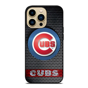 CHICAGO CUBS METAL LOGO iPhone 14 Pro Max Case Cover CHICAGO CUBS METAL LOGO iPhone 14 Pro Max Case Cover