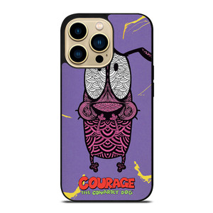 COURAGE THE COWARDLY DOG FEAR iPhone 14 Pro Max Case Cover COURAGE THE COWARDLY DOG FEAR iPhone 14 Pro Max Case Cover