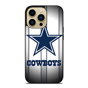 DALLAS COWBOYS SILVER METAL iPhone 14 Pro Max Case Cover