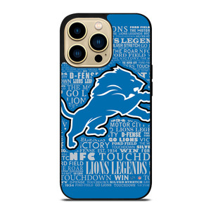 DETROIT LIONS QUOTE iPhone 14 Pro Max Case Cover