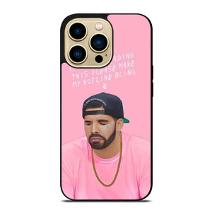 DRAKE RAPPER PINK BLINK iPhone 14 Pro Max Case Cover
